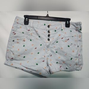 Her Universe Ponyo by Studio Ghibli Cuffed 4 Button Shorts Size 15 Mid Rise